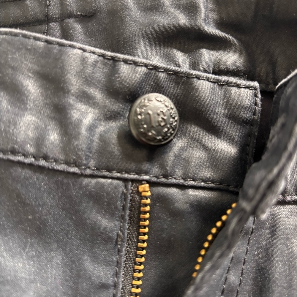 R13 Black Coated Skinny Jeans Made in Italy - Picture 6 of 12
